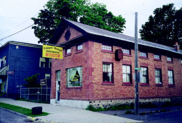  Copper Range Historical Museum in South Range, housed in early 1900s former State Bank building.